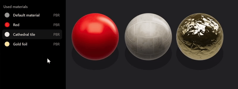 Assets Tab Highlight Indicator