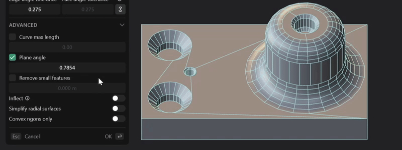 Remove Small Features