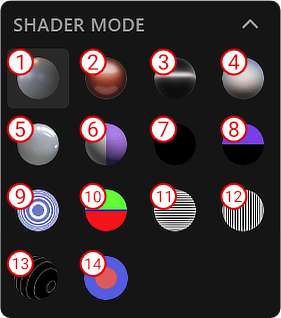 Matcaps in Shader Mode